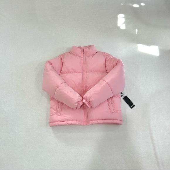 Forever 21 pink puffer coat new with tags - Picture 1 of 5